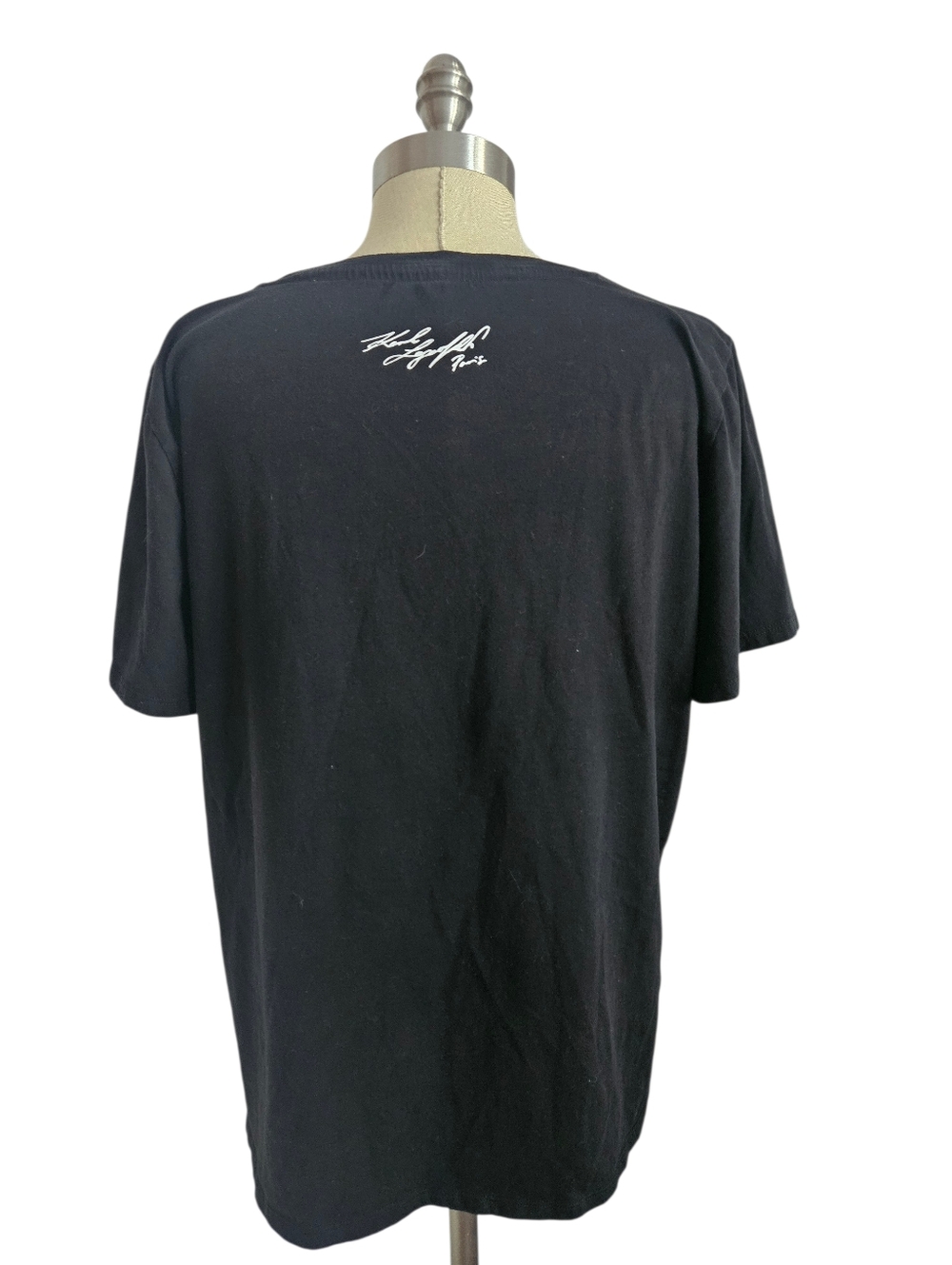 KARL LAGERFELD Karl & Choupette Sunglass Graphic Black Tee Shirt | SZ XL - Picture 4 of 9